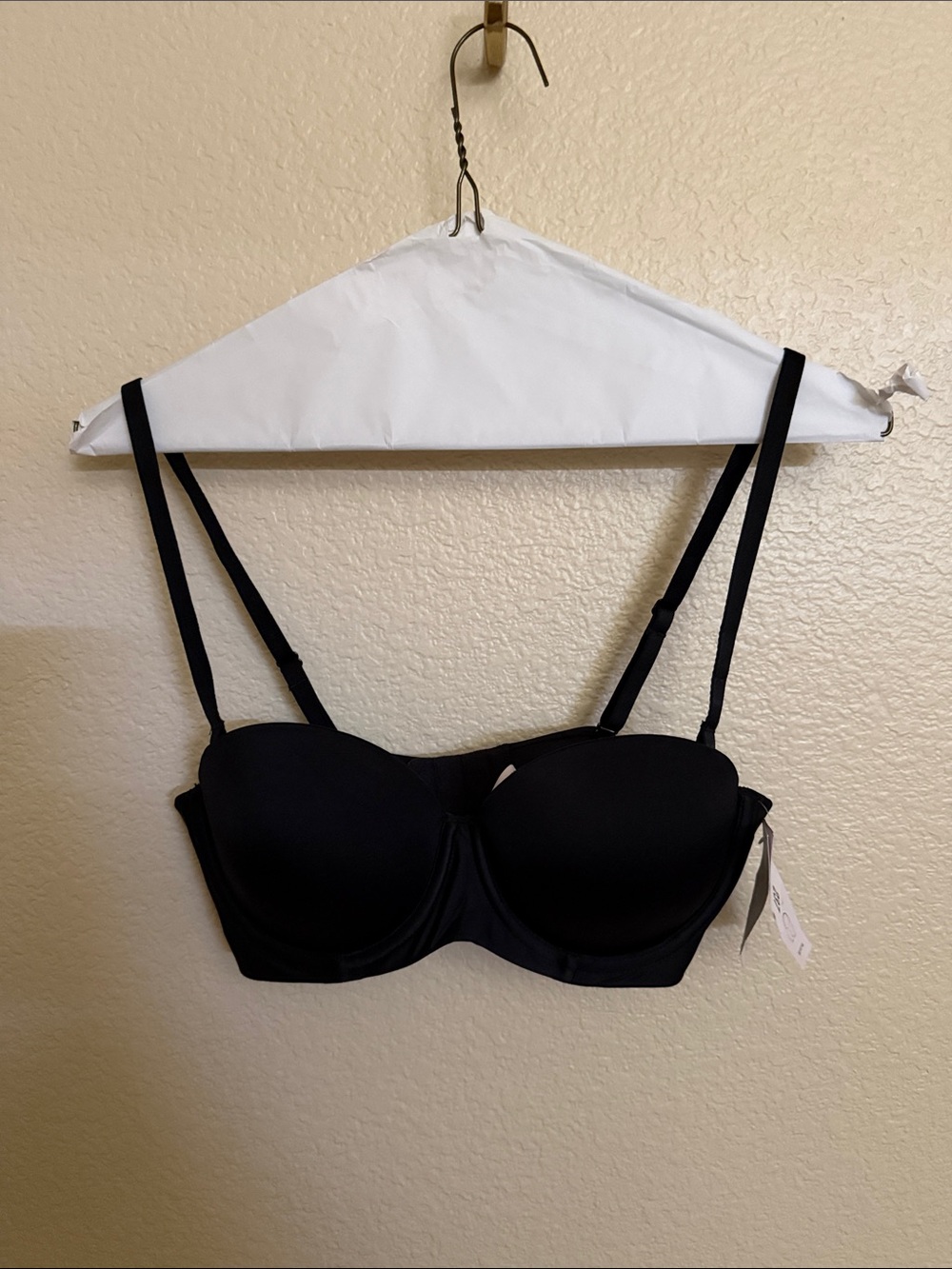 Auden Black Convertible Strapless Bra